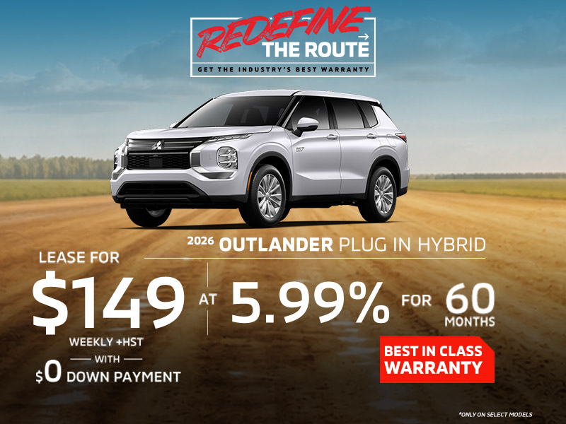 2026 Outlander Plug in Hybrid