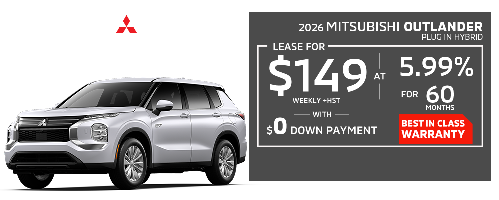 GREAT CLEAR OUT EVENT: Outlander Plug in Hybrid