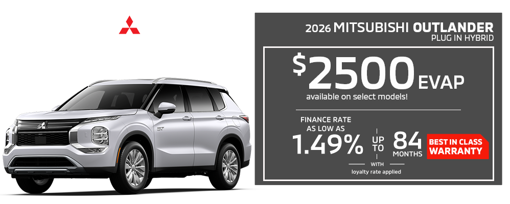 READY SET SAVE EVENT: Outlander Plug in Hybrid