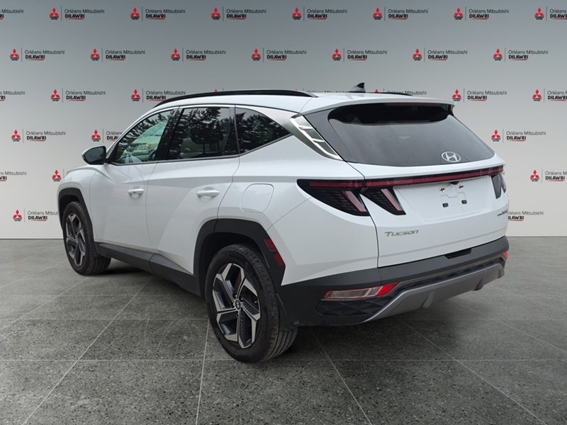 CRYSTAL WHITE 2024 Hyundai Tucson Hybrid Luxury AWD