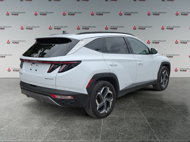 CRYSTAL WHITE 2024 Hyundai Tucson Hybrid Luxury AWD