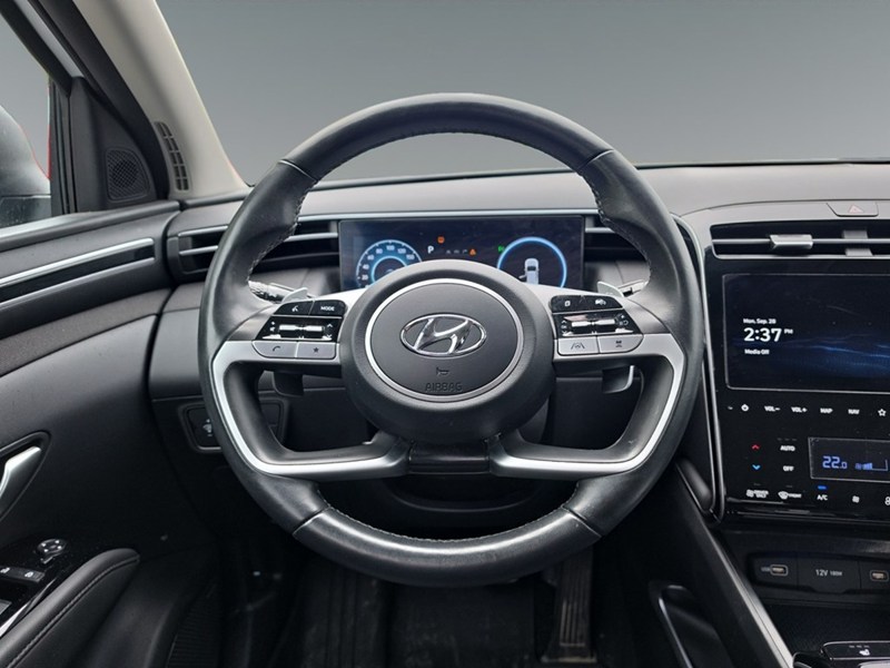 CRYSTAL WHITE 2024 Hyundai Tucson Hybrid Luxury AWD