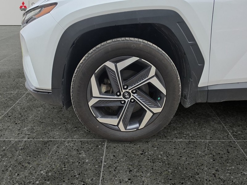 CRYSTAL WHITE 2024 Hyundai Tucson Hybrid Luxury AWD