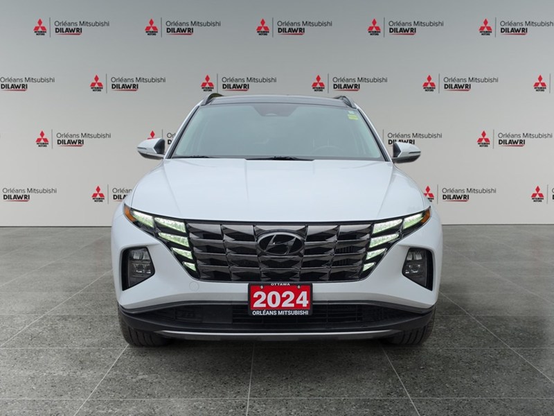 CRYSTAL WHITE 2024 Hyundai Tucson Hybrid Luxury AWD