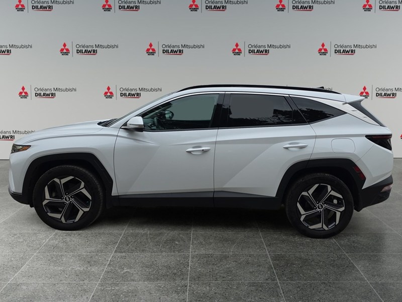CRYSTAL WHITE 2024 Hyundai Tucson Hybrid Luxury AWD