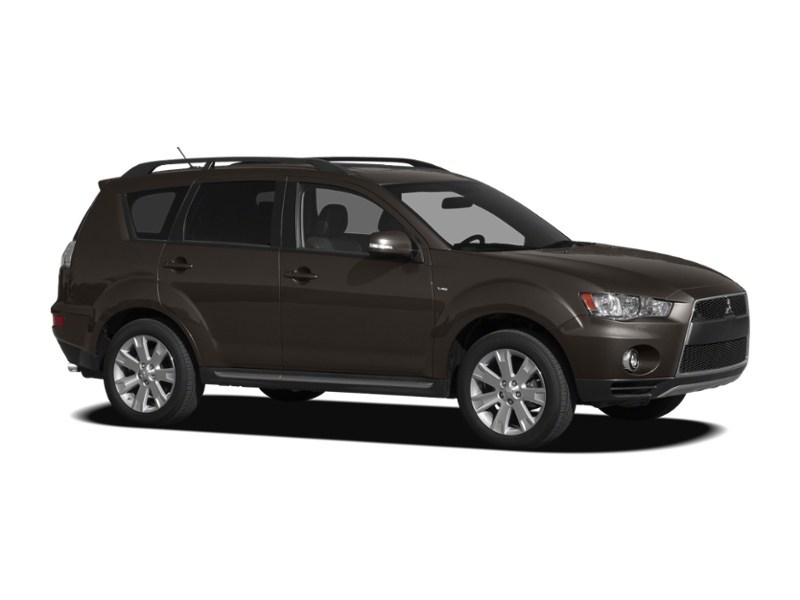 RALLY RED METAL 2010 Mitsubishi Outlander 2WD 4dr ES exterior