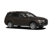 RALLY RED METAL 2010 Mitsubishi Outlander 2WD 4dr ES exterior