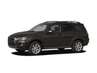 RALLY RED METAL 2010 Mitsubishi Outlander 2WD 4dr ES exterior