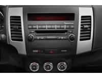 RALLY RED METAL 2010 Mitsubishi Outlander 2WD 4dr ES interior