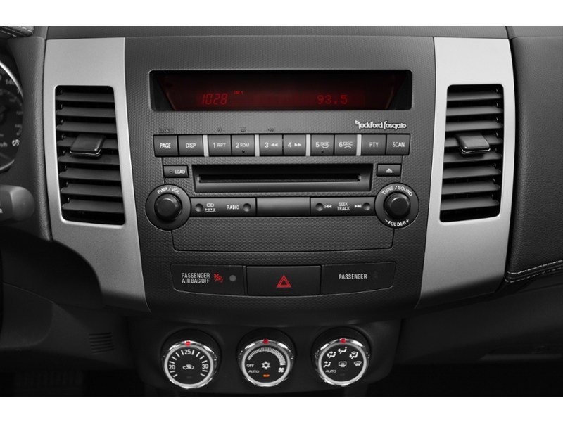 RALLY RED METAL 2010 Mitsubishi Outlander 2WD 4dr ES interior