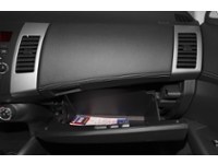RALLY RED METAL 2010 Mitsubishi Outlander 2WD 4dr ES interior