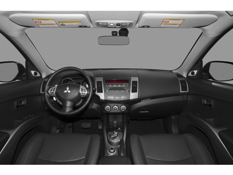 RALLY RED METAL 2010 Mitsubishi Outlander 2WD 4dr ES interior