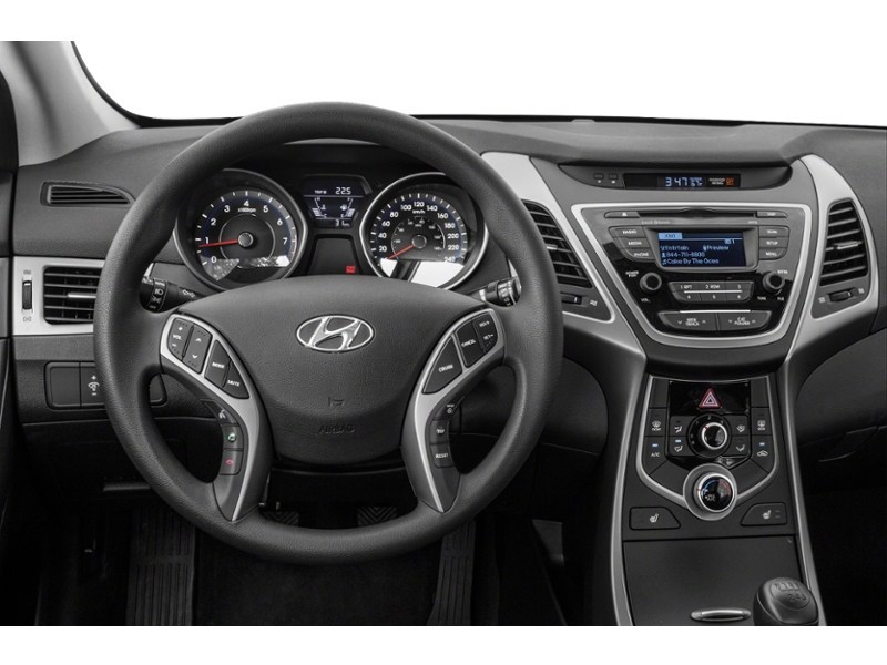 RADIANT SILVER METALLIC 2014 Hyundai Elantra 4dr Sdn Auto GL interior
