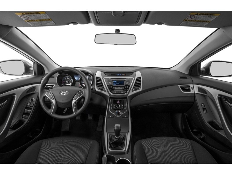 RADIANT SILVER METALLIC 2014 Hyundai Elantra 4dr Sdn Auto GL interior