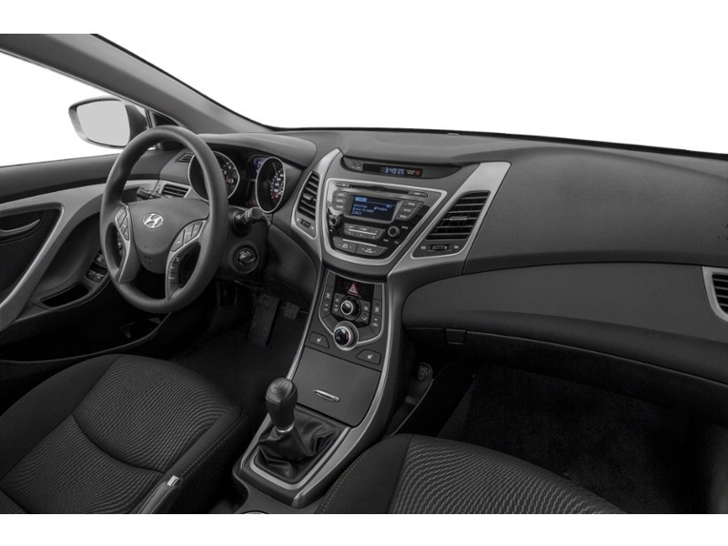 RADIANT SILVER METALLIC 2014 Hyundai Elantra 4dr Sdn Auto GL interior
