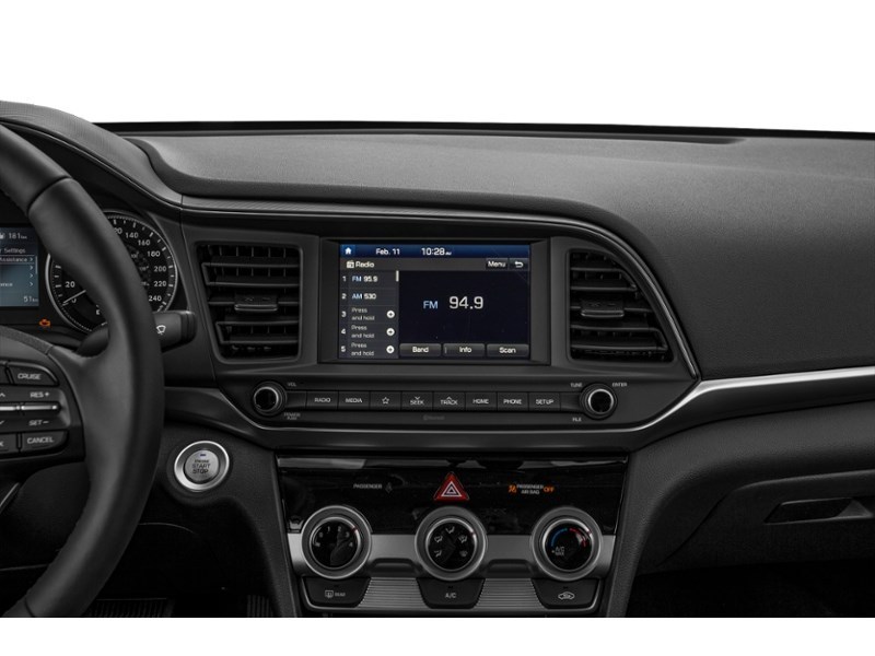 SPACE BLACK 2019 Hyundai Elantra Preferred w/Sun & Safety Package (A6) interior