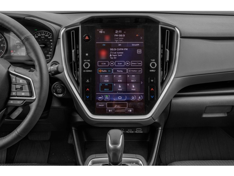 CRYSTAL WHITE P 2024 Subaru Crosstrek Touring AWD interior