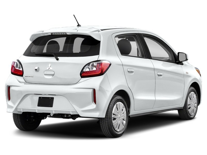 WHITE DIAMOND 2023 Mitsubishi Mirage ES CVT exterior