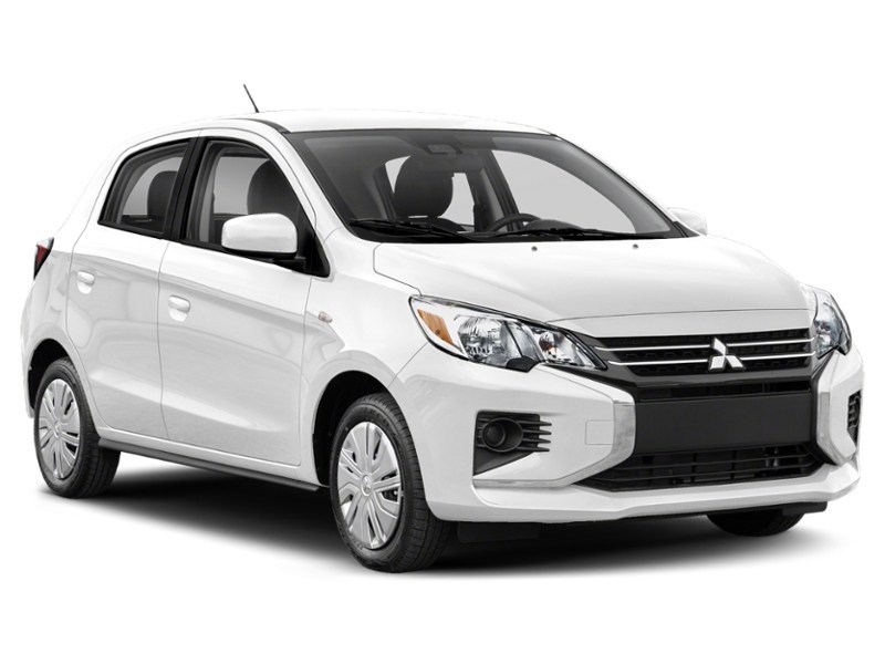 WHITE DIAMOND 2023 Mitsubishi Mirage ES CVT exterior