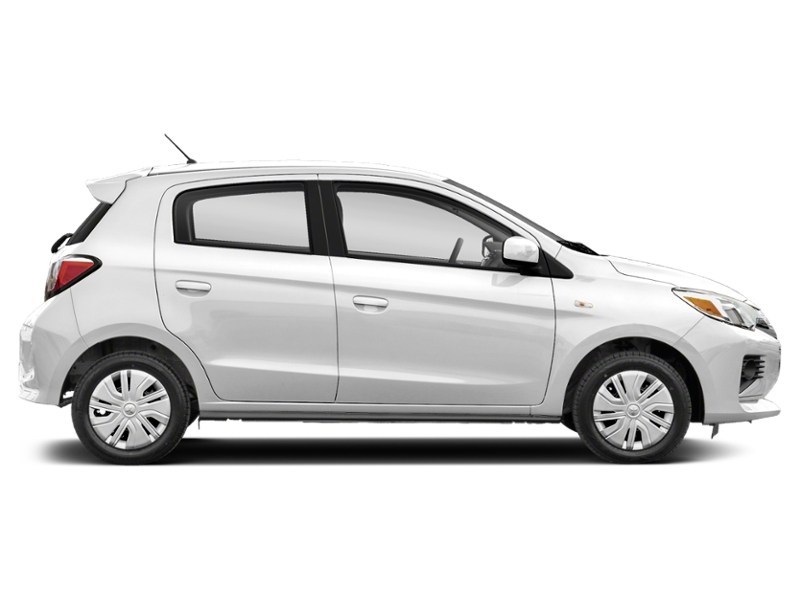 WHITE DIAMOND 2023 Mitsubishi Mirage ES CVT exterior