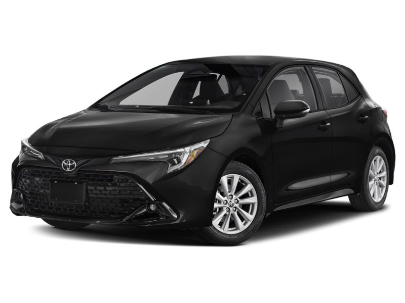 MIDNIGHT BLACK 2024 Toyota Corolla Hatchback CVT exterior