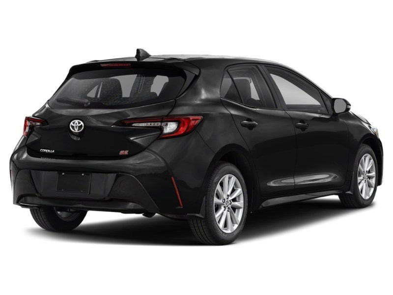 MIDNIGHT BLACK 2024 Toyota Corolla Hatchback CVT exterior