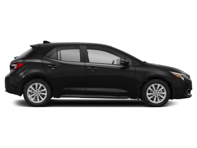 MIDNIGHT BLACK 2024 Toyota Corolla Hatchback CVT exterior