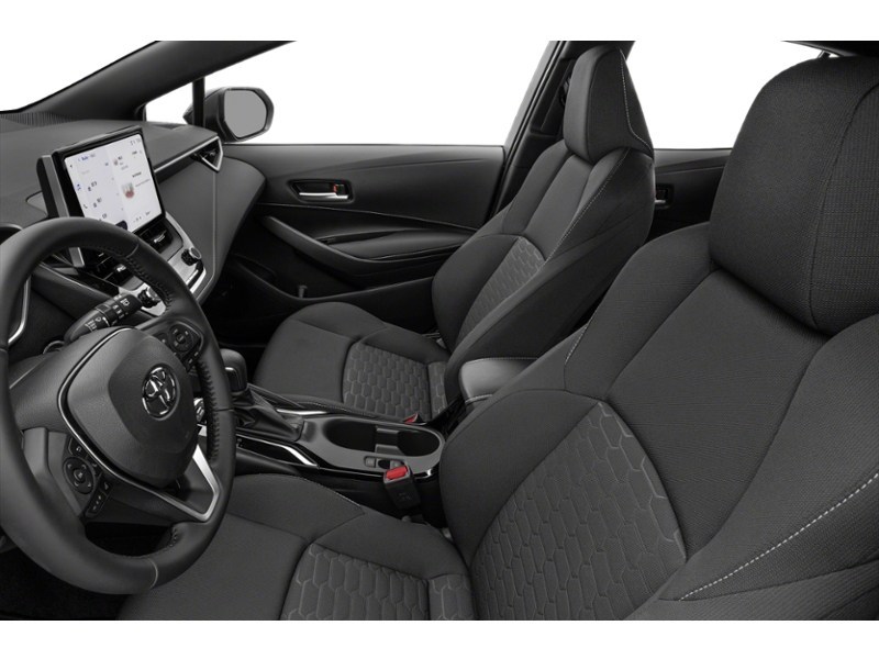 MIDNIGHT BLACK 2024 Toyota Corolla Hatchback CVT interior