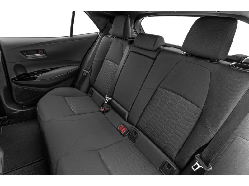 MIDNIGHT BLACK 2024 Toyota Corolla Hatchback CVT interior