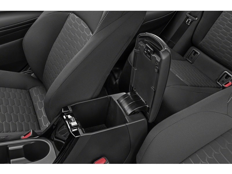 MIDNIGHT BLACK 2024 Toyota Corolla Hatchback CVT interior