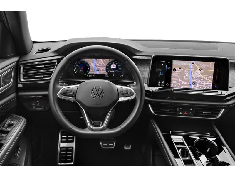 PURE GRAY 2025 Volkswagen Atlas Cross Sport Comfortline R-Line Black Edition 2.0 TSI 4MOTION interior