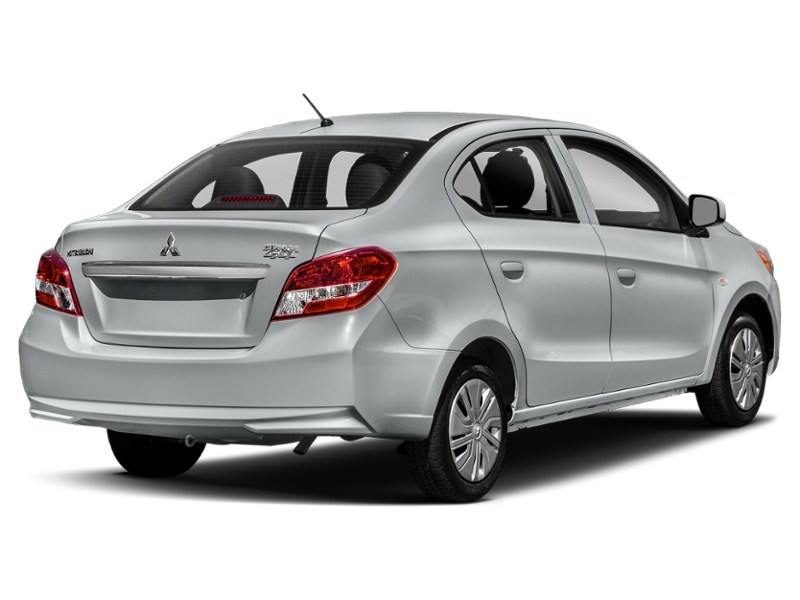 Starlight Silver 2017 Mitsubishi Mirage G4 ES CVT exterior