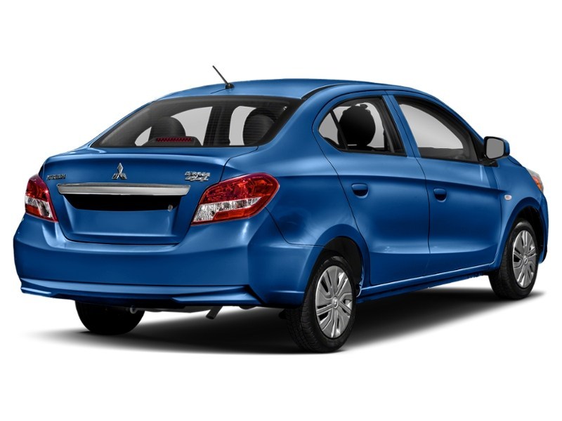 Sapphire Blue 2017 Mitsubishi Mirage G4 ES CVT exterior