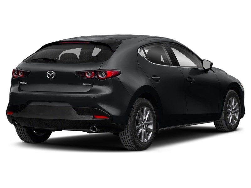 2022 Mazda Mazda3 Sport GX Auto FWD Jet Black Mica  Shot 9