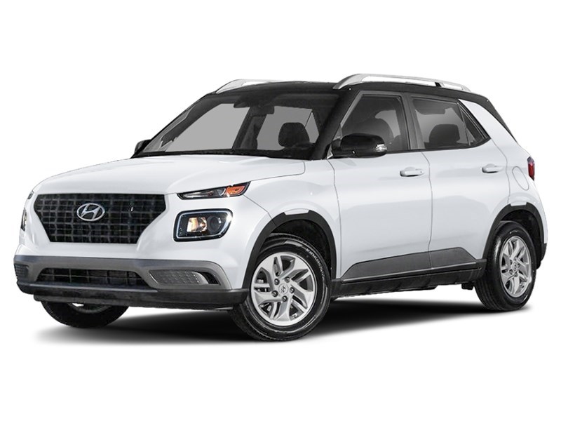 2023 Hyundai Venue Preferred IVT w/Two-Tone Typhoon Silver w/Black Roof  Shot 3