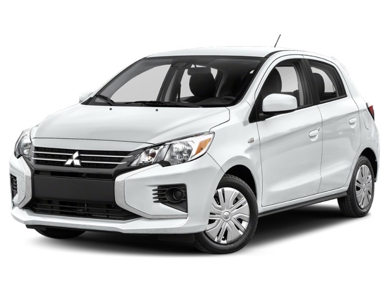 White Diamond 2023 Mitsubishi Mirage ES CVT exterior