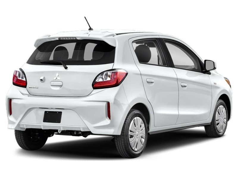 White Diamond 2023 Mitsubishi Mirage ES CVT exterior
