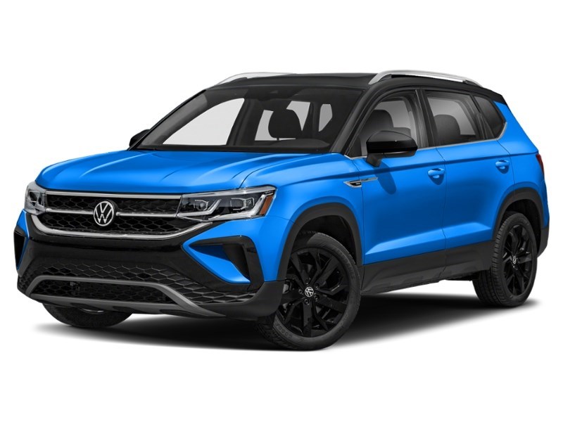 2024 Volkswagen Taos Highline 4MOTION Cornflower Blue Metallic/Black Roof  Shot 7