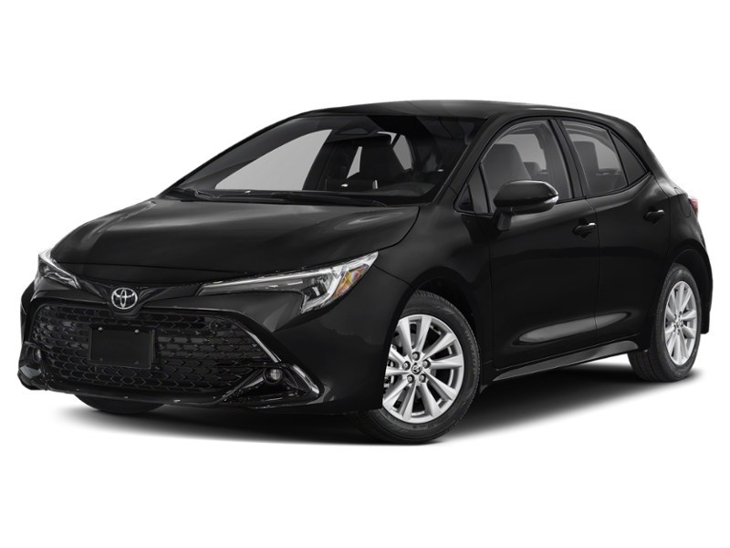 Midnight Black Metallic 2024 Toyota Corolla Hatchback CVT exterior