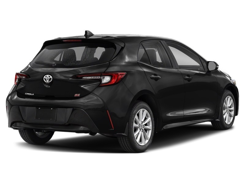 Midnight Black Metallic 2024 Toyota Corolla Hatchback CVT exterior